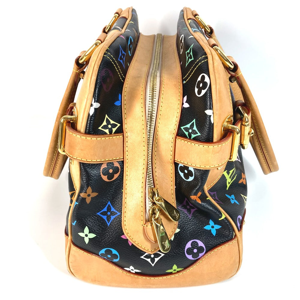 Louis Vuitton M40194 Claudia Monogram Canvas Black Multicolor Shoulder Bag