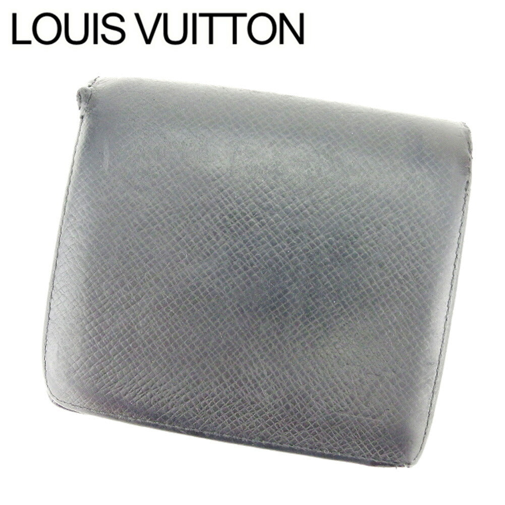 Louis Vuitton Bifold M30454 Black Wallet Case