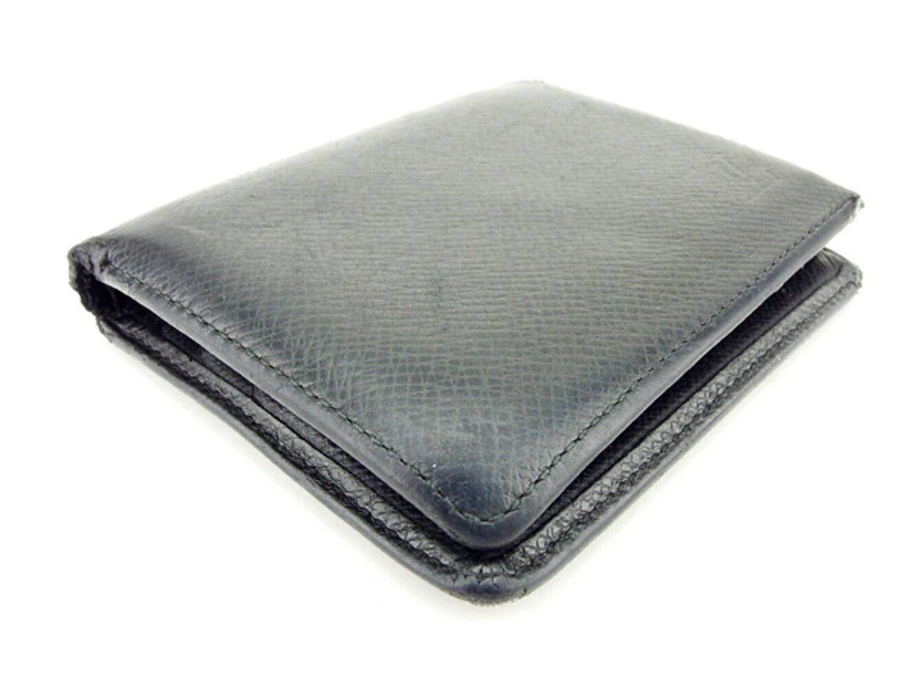 Louis Vuitton Bifold M30454 Black Wallet Case