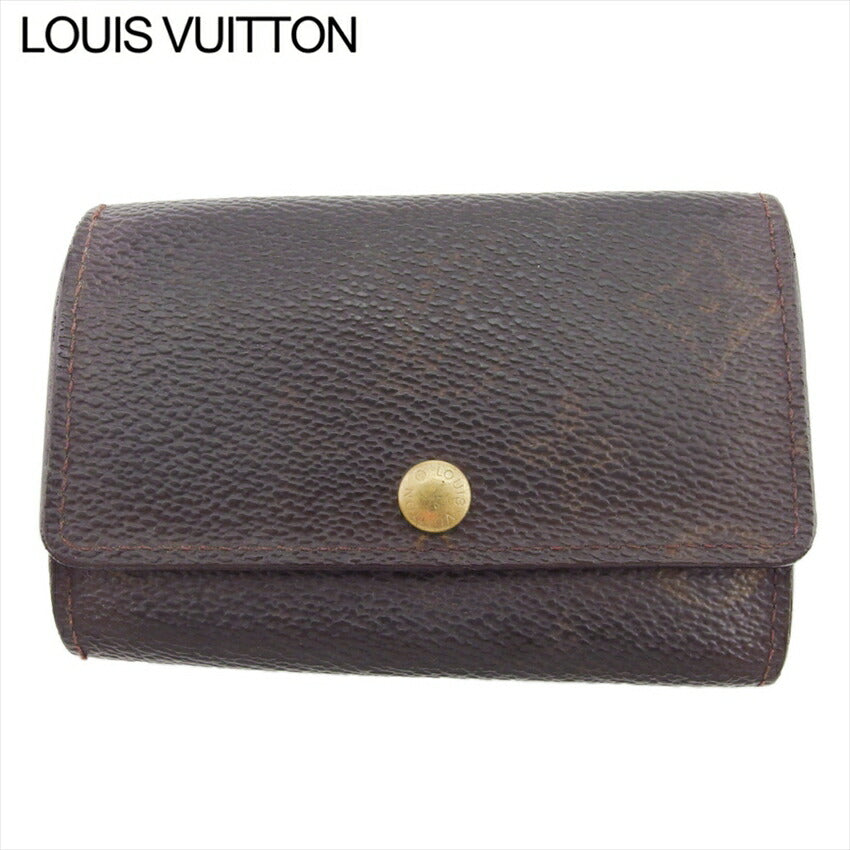 Louis Vuitton Key holder M62630 Multicles6 Brown Beige Gold Key Chain E16924