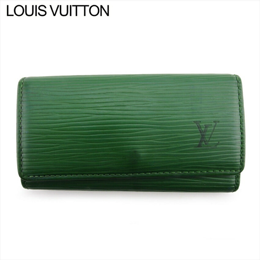 Louis Vuitton Key holder M63824 Multicles4 Green Gold Key Chain