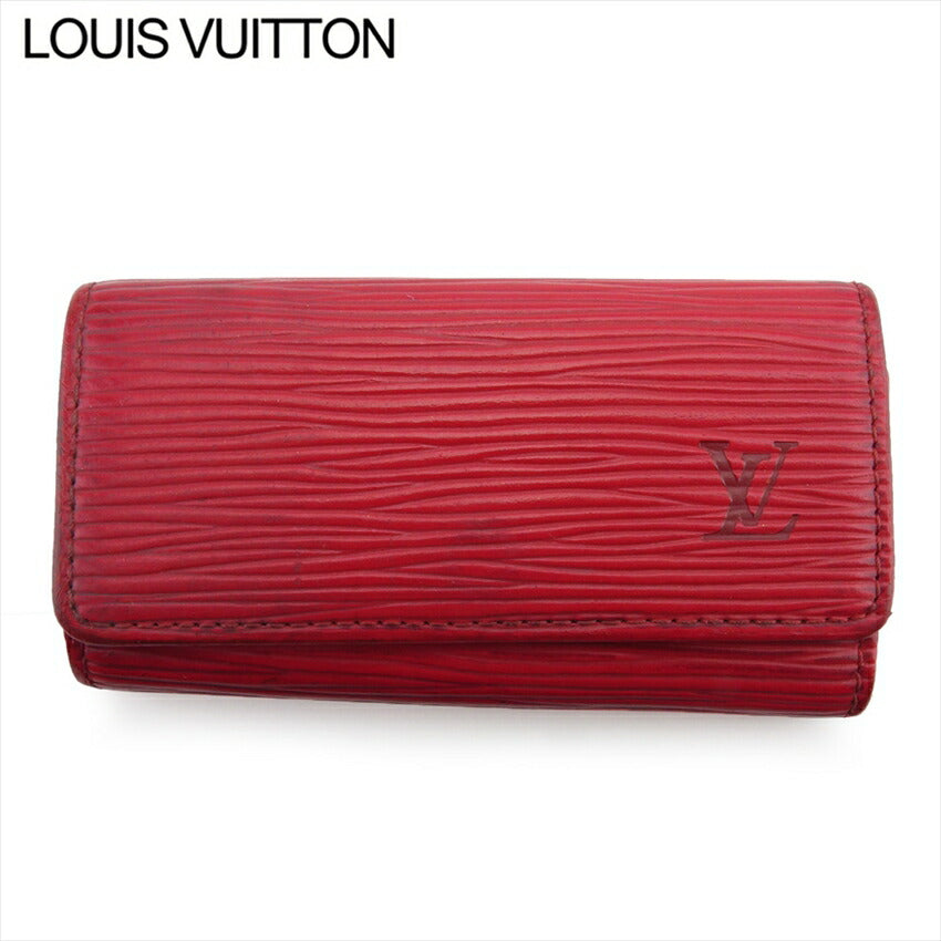Louis Vuitton Key holder M63827 Multicles4 Red Gold Key Chain