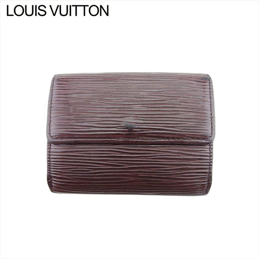 Louis Vuitton Coin M6330D Epi mocha Ludlow Leather Handbag