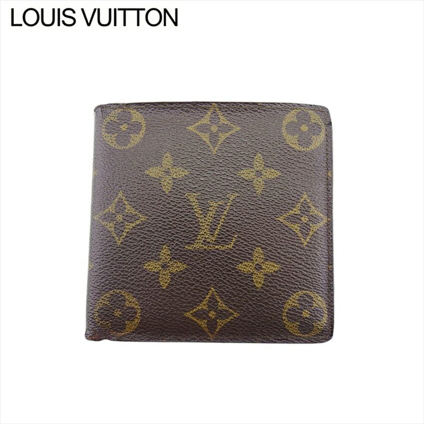 Louis Vuitton Bifold M61675 x Portefeuille・Marco Brown Beige Wallet Case