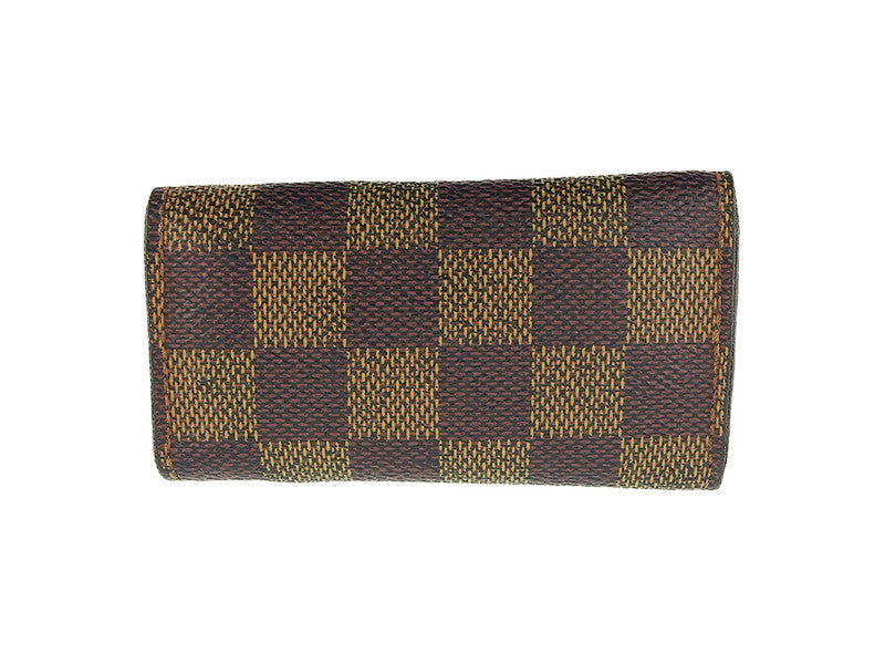 Louis Vuitton Key holder N62631 Multicles4 Brown Beige Gold Key Chain