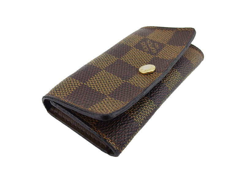 Louis Vuitton Key holder N62631 Multicles4 Brown Beige Gold Key Chain