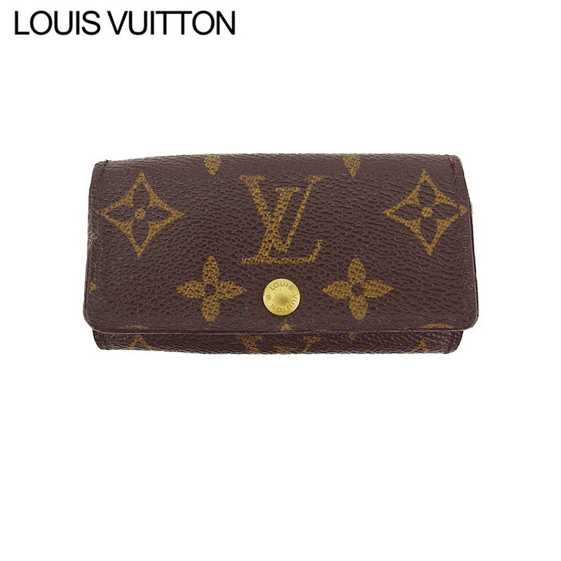 Louis Vuitton Key holder M62631 Multicles4 Brown Beige Gold Key Chain