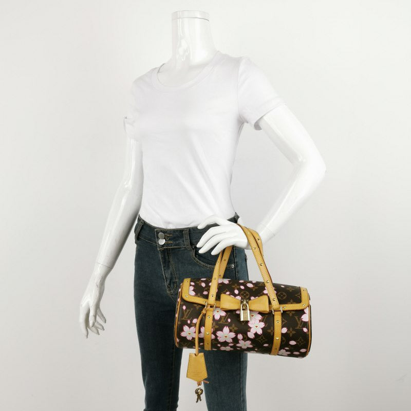 Louis Vuitton x Takashi Murakami Papillon 28 Monogram Handbag