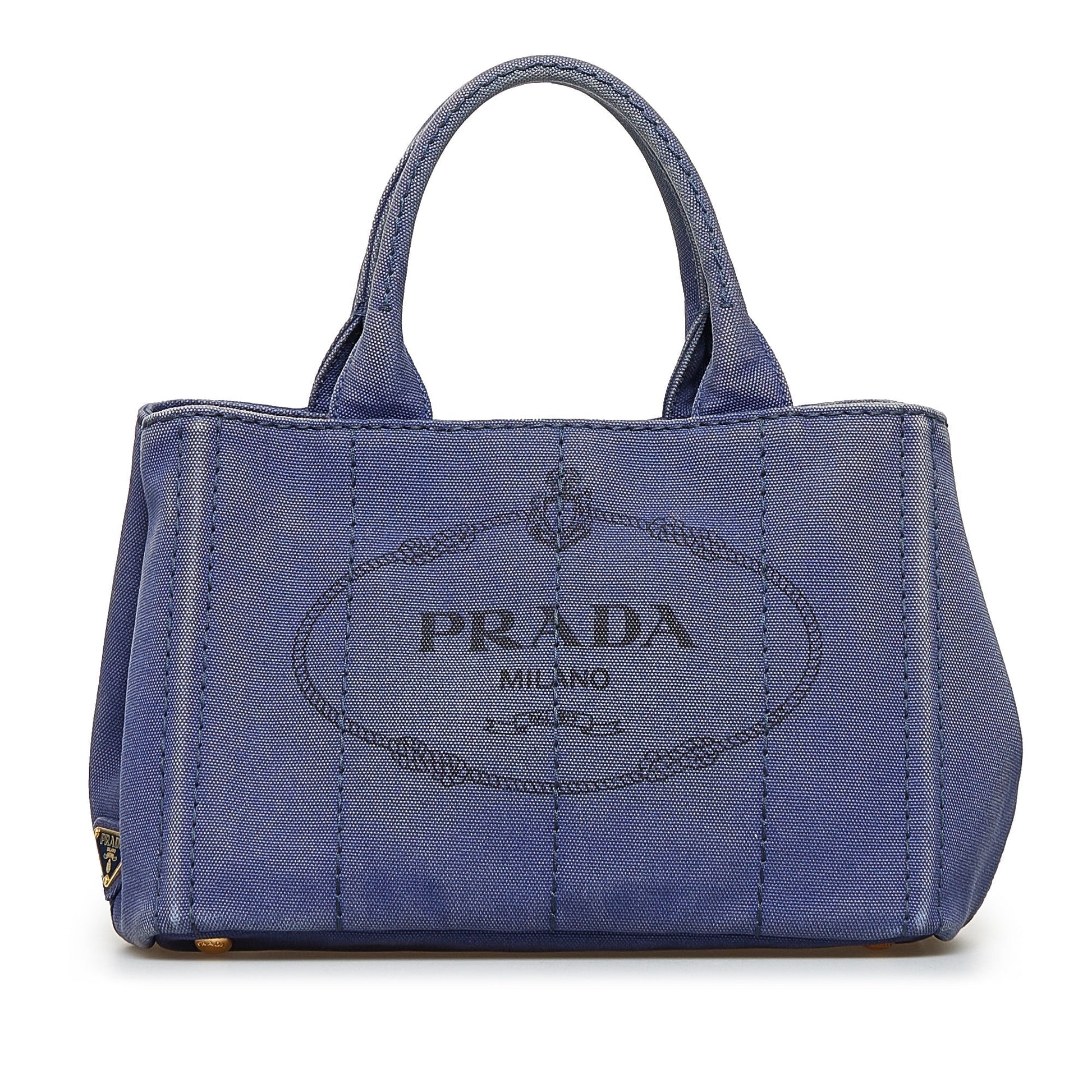 Prada Canapa Satchel Logo Satchel Bag Logo Satchel 21