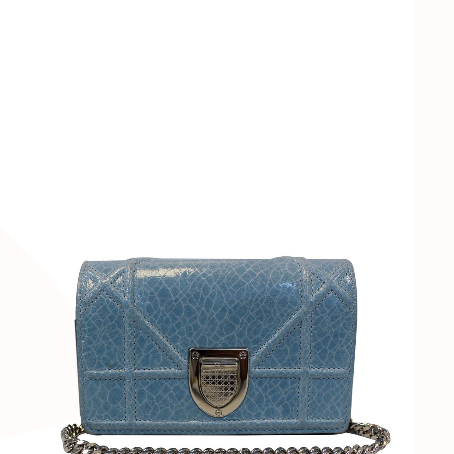 Dior Aqua ama Crossbody Bag Last Call Leather Blue