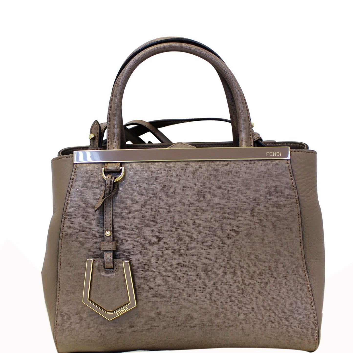 Fendi Roma Petite Jours Shoulder Handbag Leather Shoulder Bag
