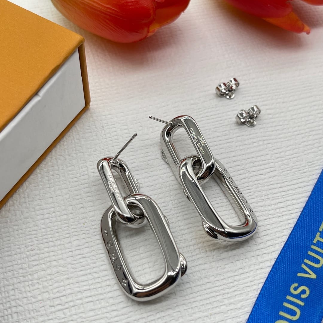 Louis Vuitton Chain Earrings Jewelry Accessory