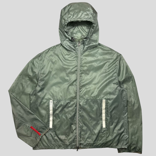Prada Handbag Sport Transparent Jade Reflective Jacket Nylon