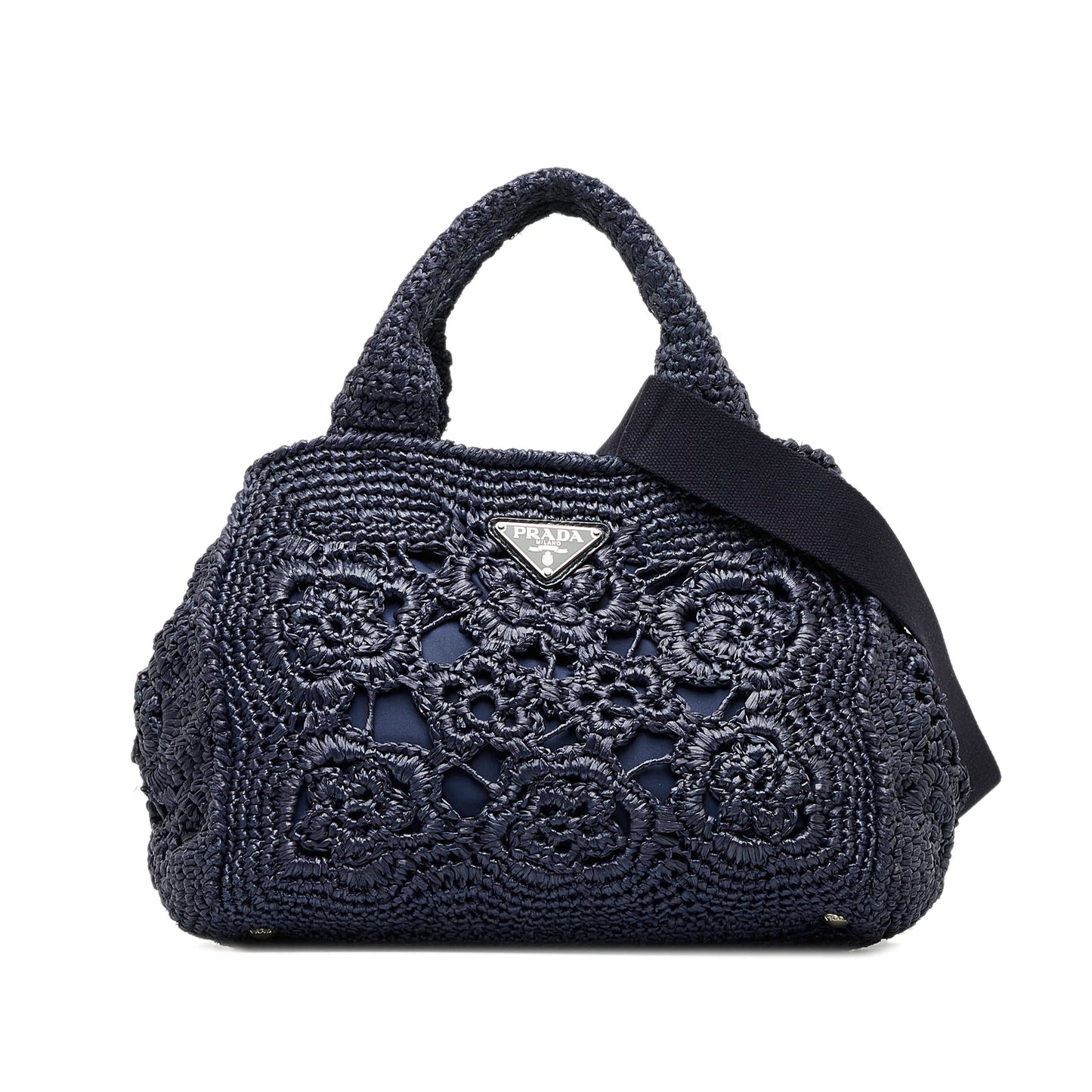 Prada Satchel Raffia Satchel Bag
