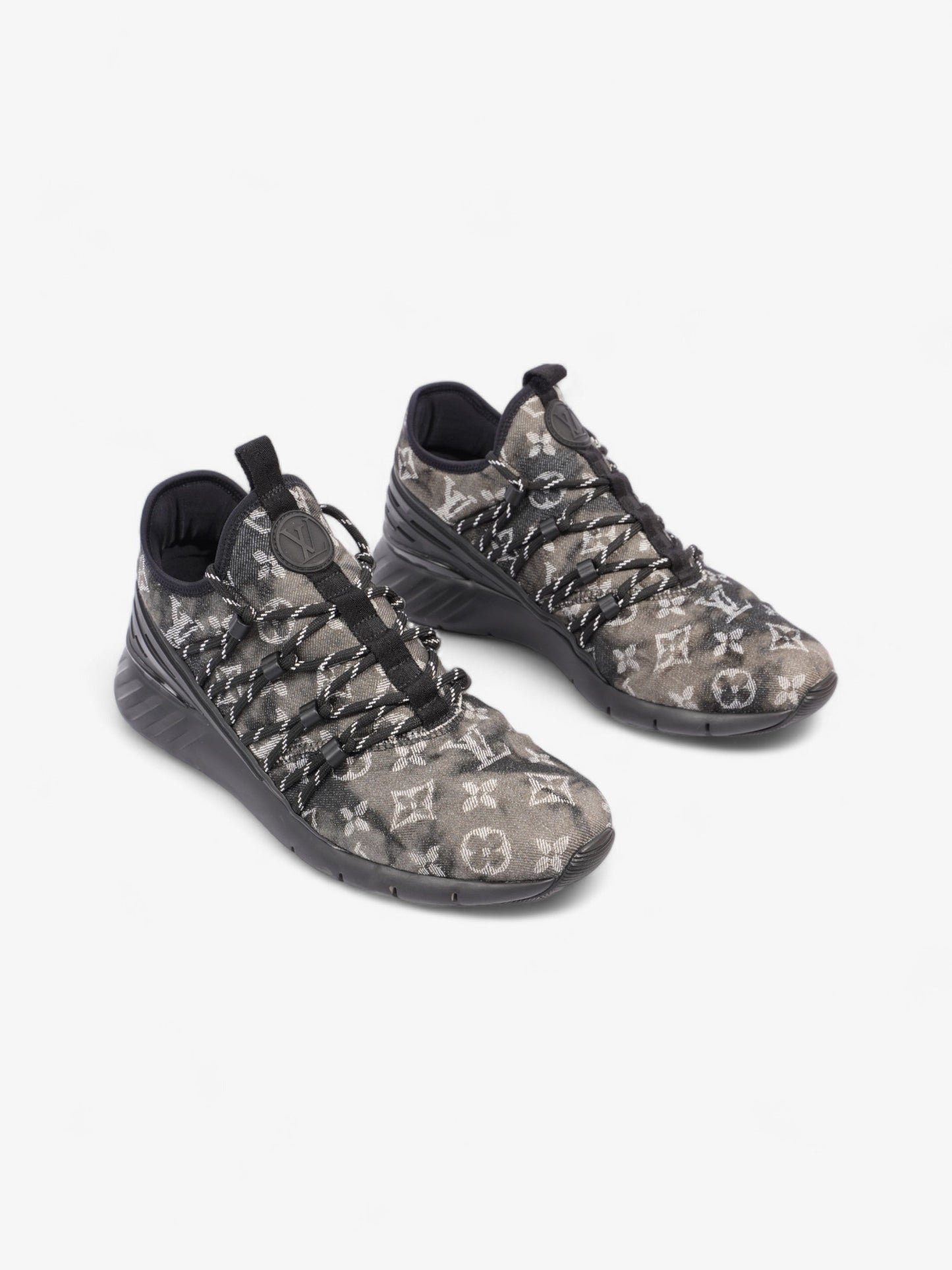 Louis Vuitton Fast Lane Sneaker Denim EU Black White Shoes