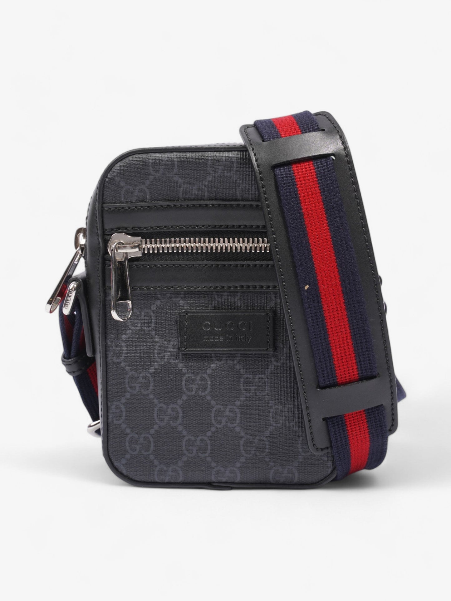 Gucci Messenger Supreme Canvas Black Crossbody Bag Black Canvas