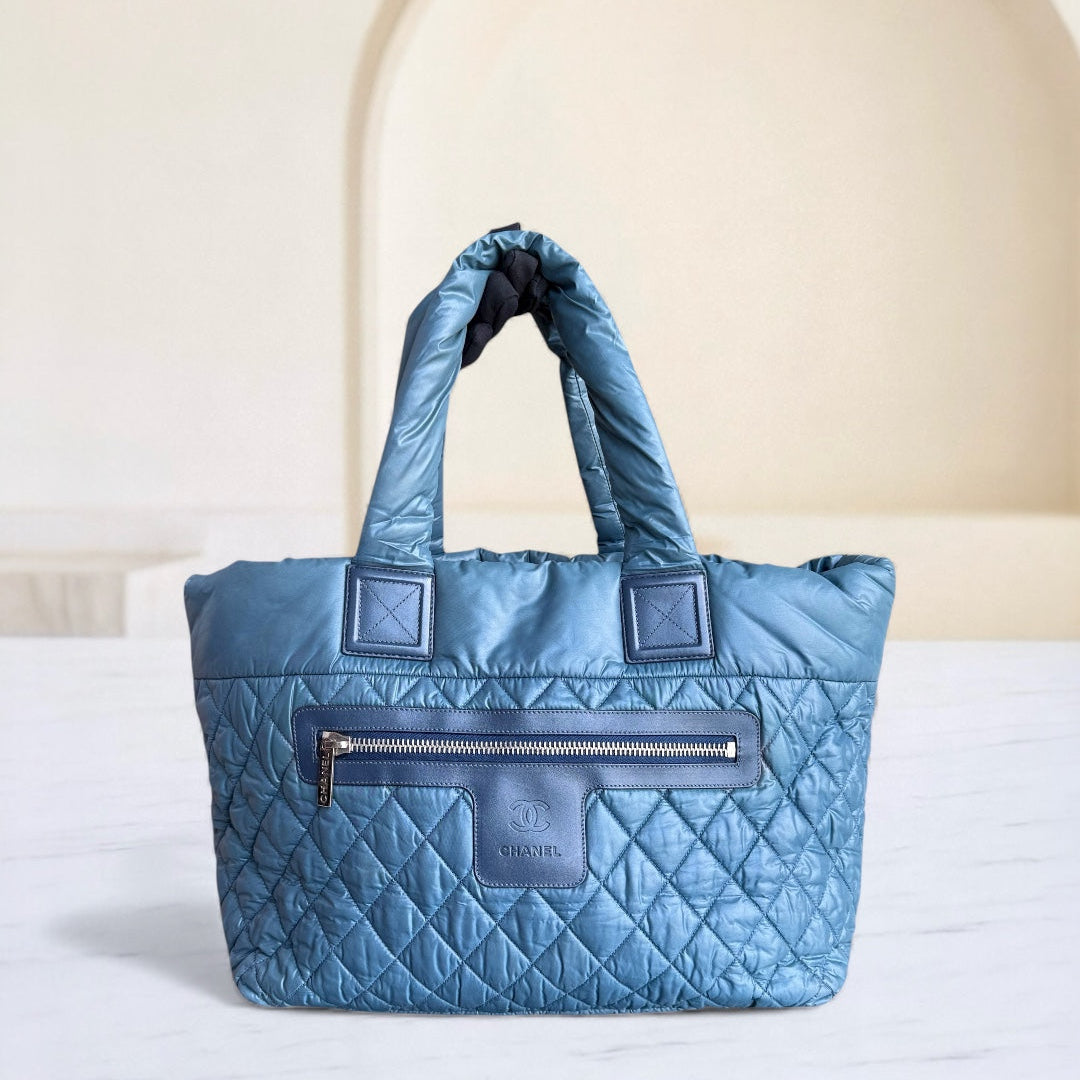 Chanel Coco Cocoon Tote No 13 Nylon Quilted Tote Bag
