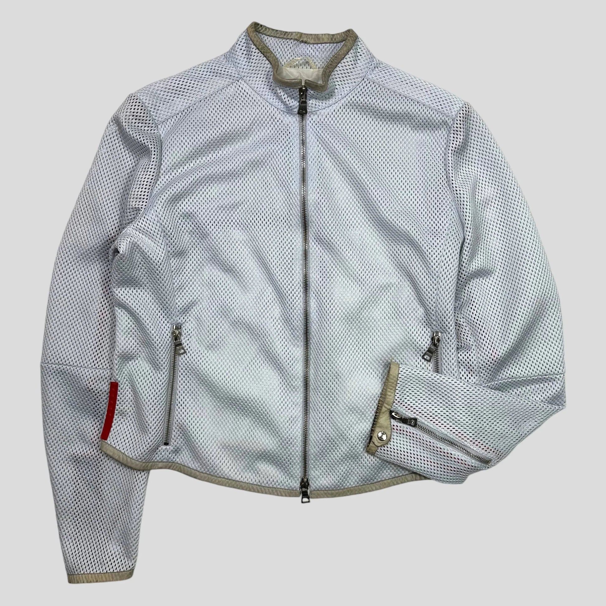 Prada Handbag Sport Technical Mesh Moto Jacket