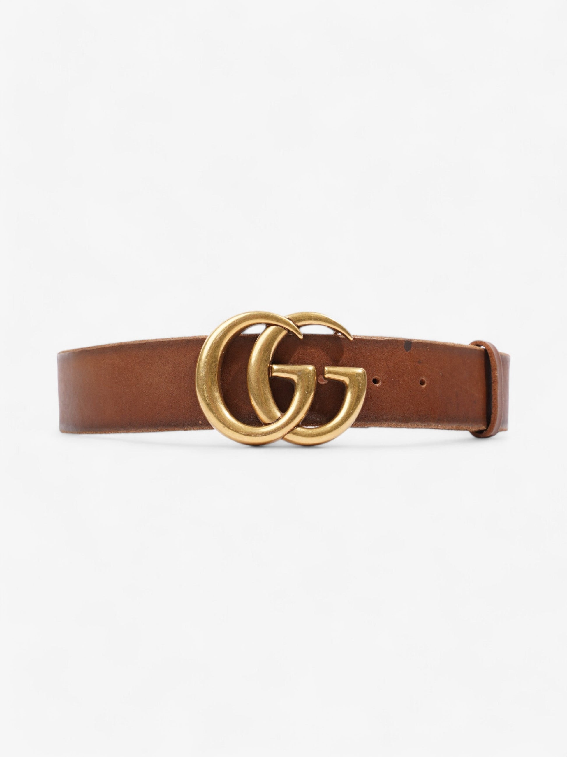 Gucci Marmont Wide Belt Handbag Leather Brown Accessory 3
