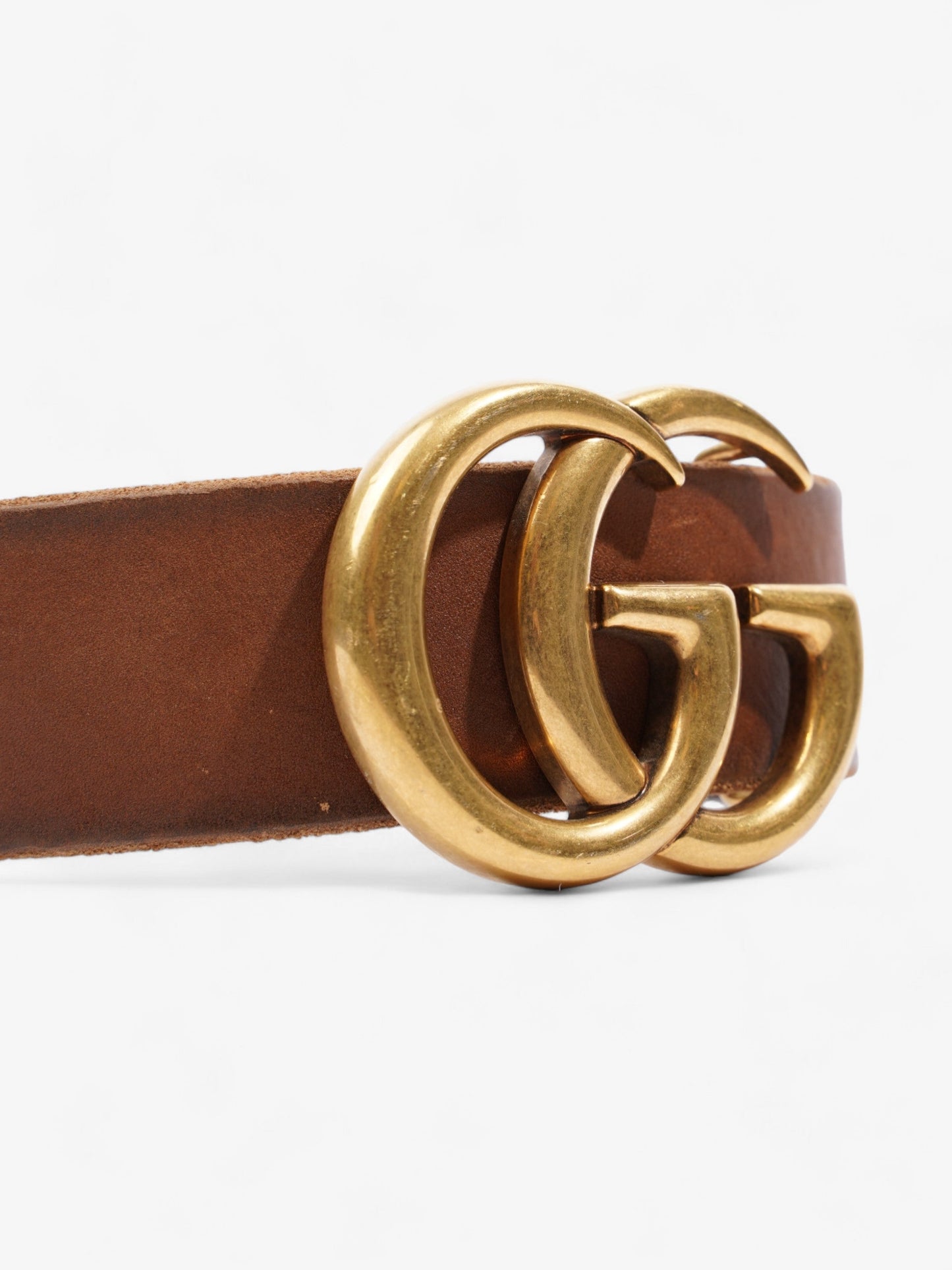 Gucci Marmont Wide Belt Handbag Leather Brown Accessory 3