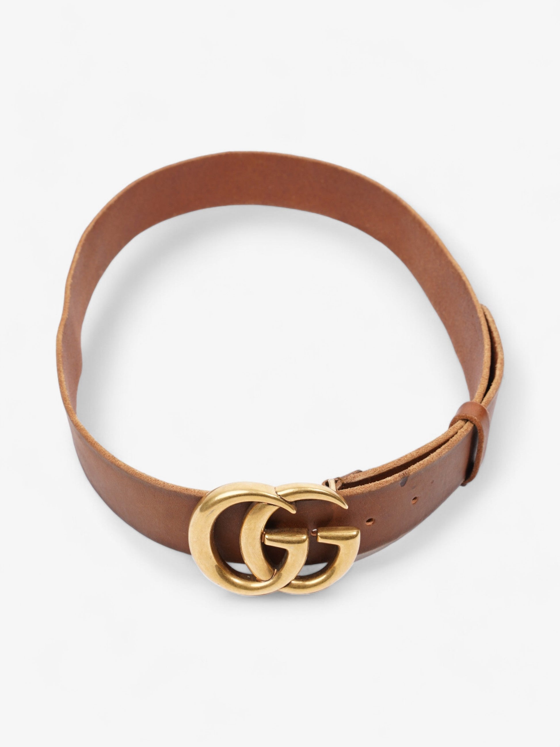 Gucci Marmont Wide Belt Handbag Leather Brown Accessory 3