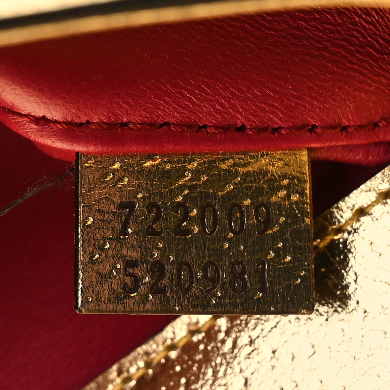 Gucci X ADIDAS Textured Dollar Calfskin Web Trefoil Horsebit 1955 Shoulder Bag King Gold Black