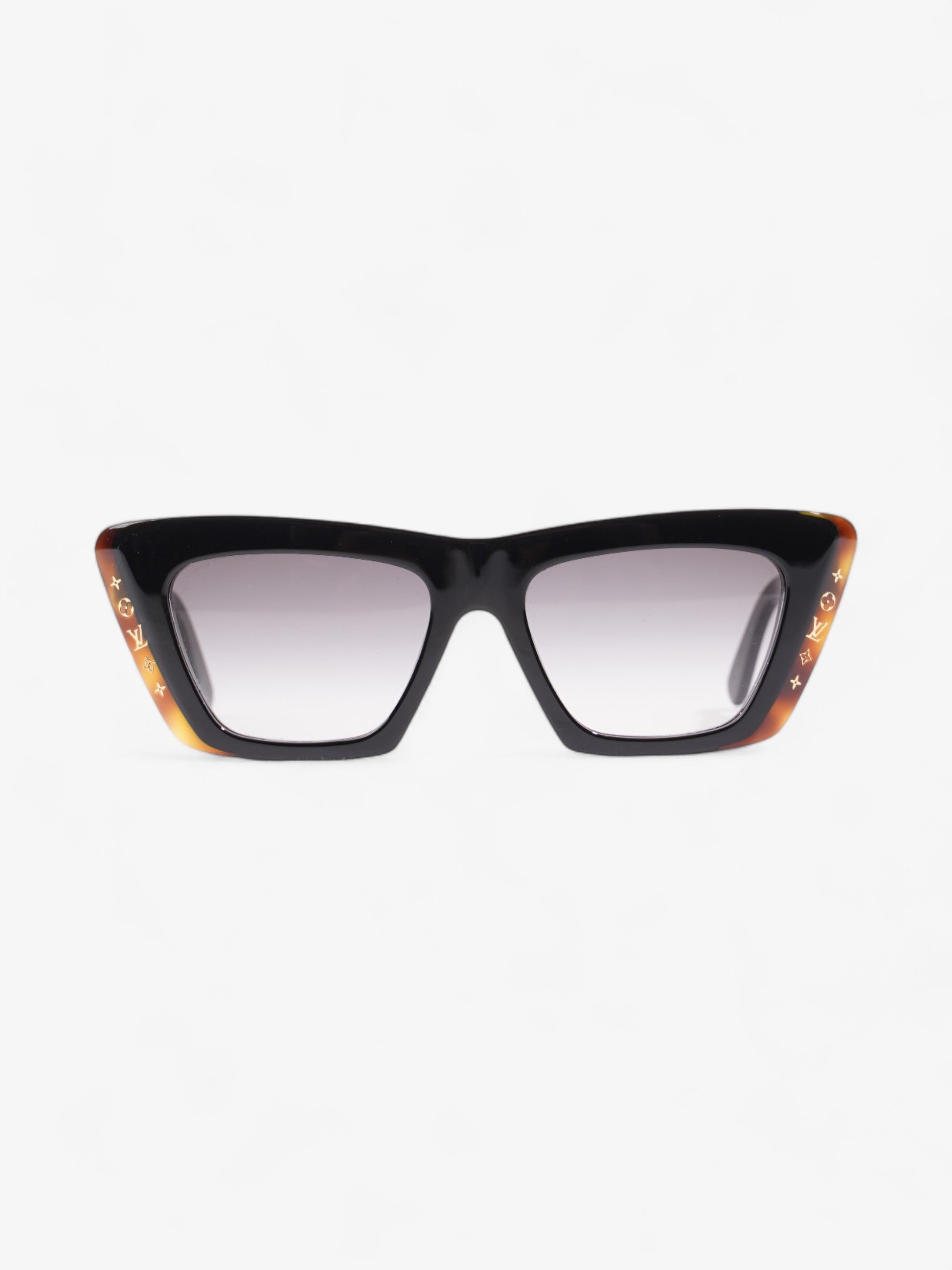 Louis Vuitton Moon Daily Cat-Eye Sunglasses Tortoise Black