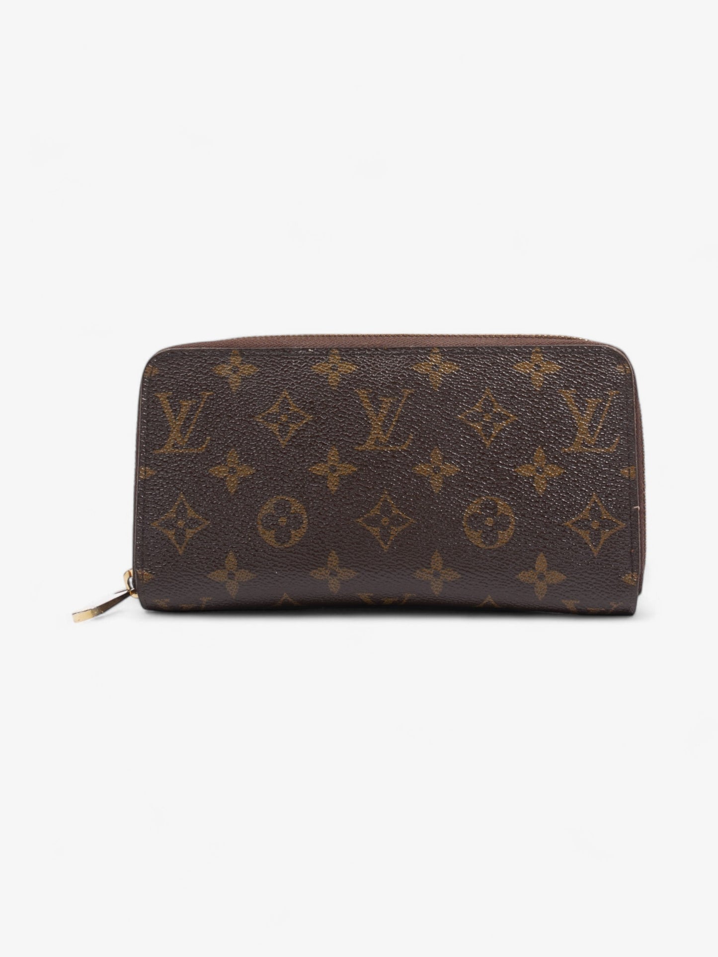 Louis Vuitton Zippy Coated Monogram Canvas Coated Canvas Gold Wallet Case
