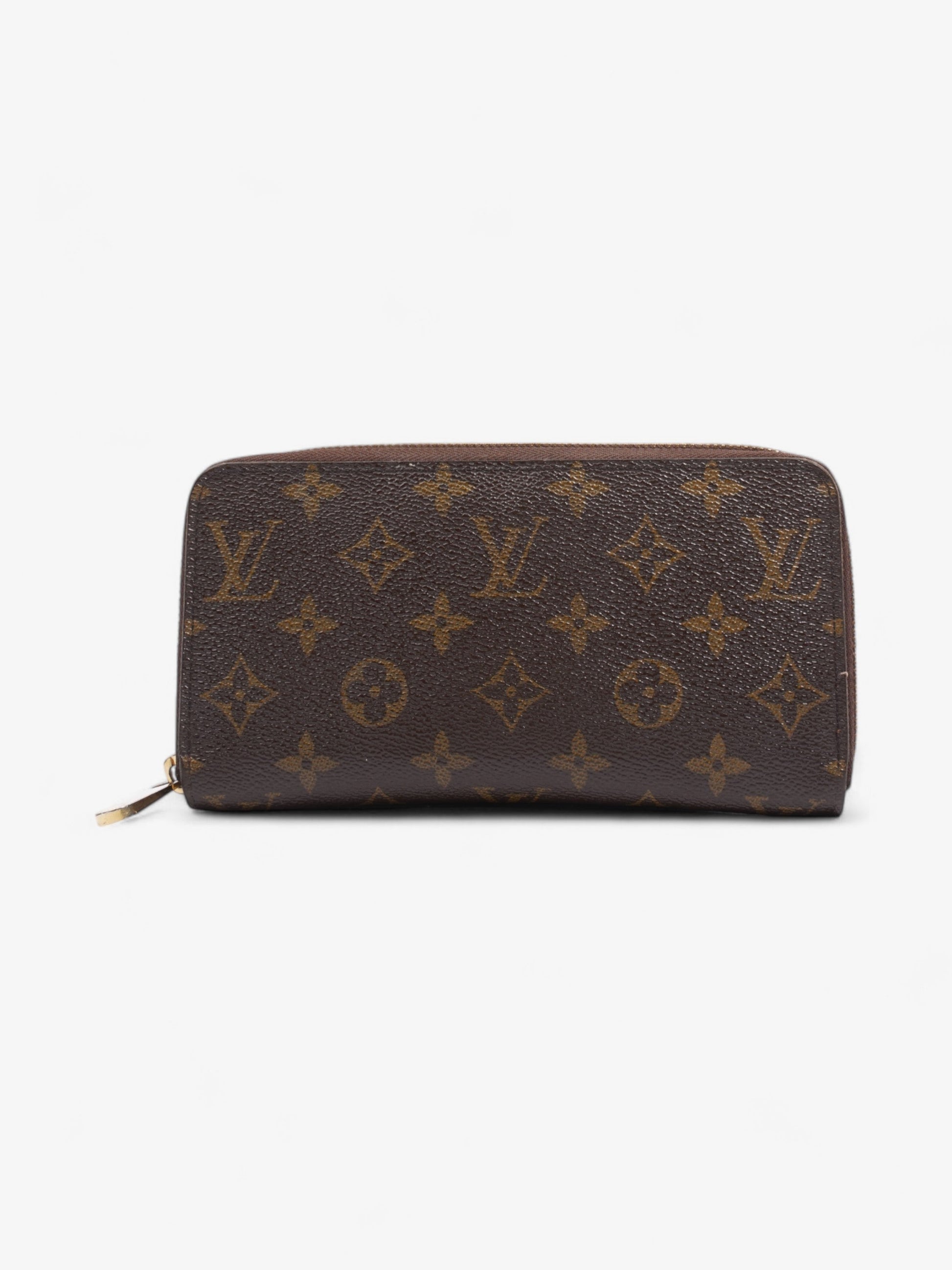 Louis Vuitton Zippy Coated Monogram Canvas Coated Canvas Gold Wallet Case