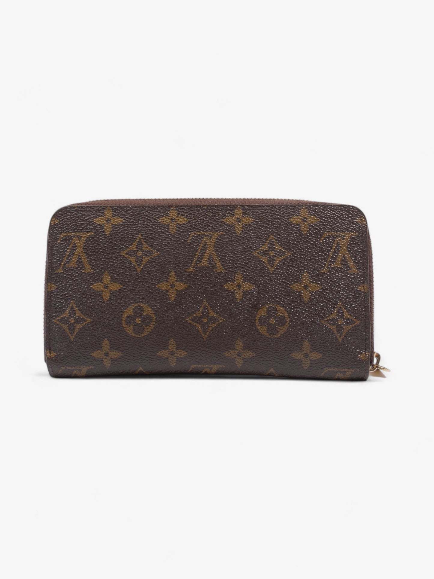 Louis Vuitton Zippy Coated Monogram Canvas Coated Canvas Gold Wallet Case