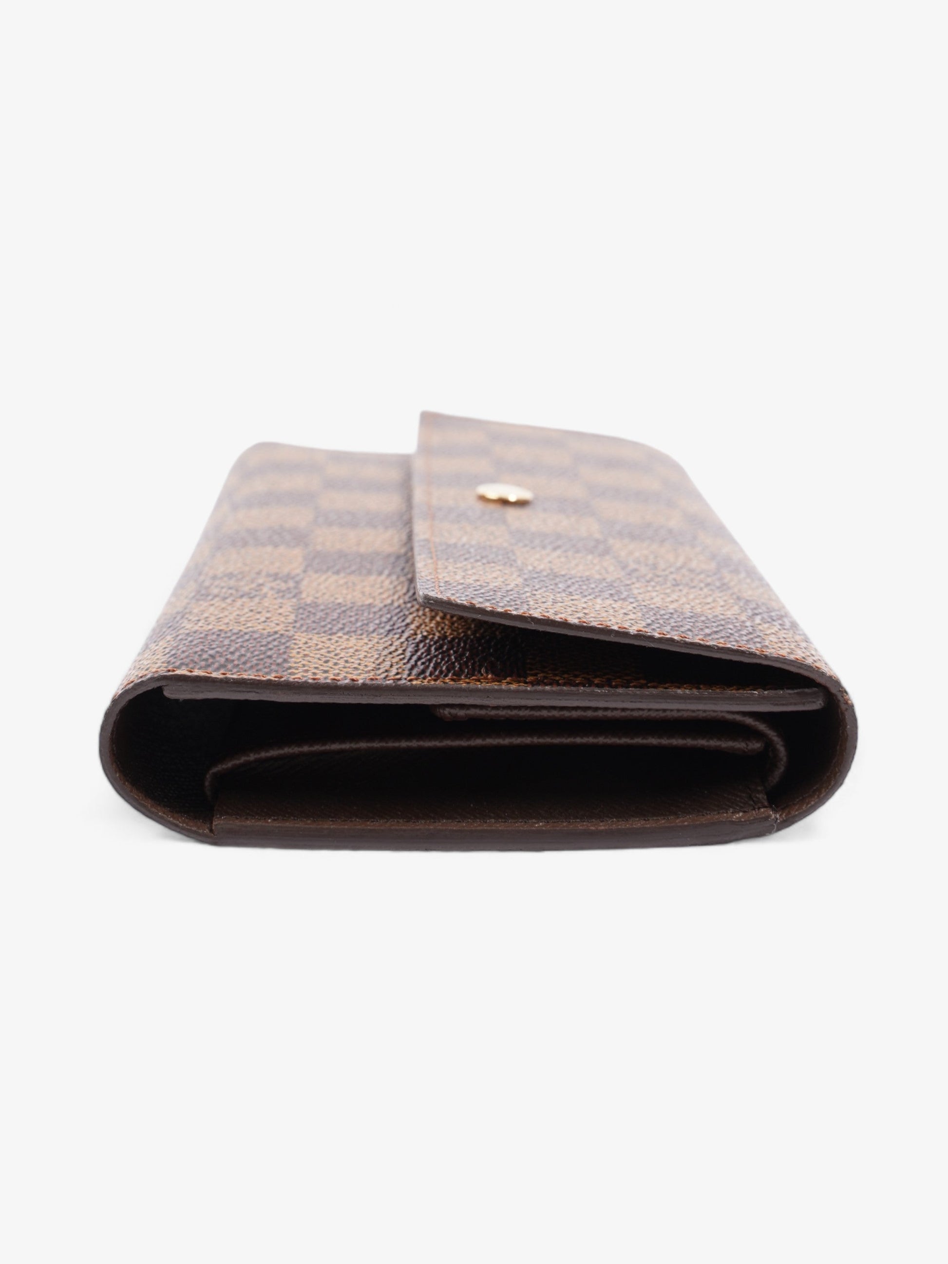 Louis Vuitton Sarah Long Ebene GM Canvas Damier Wallet Case
