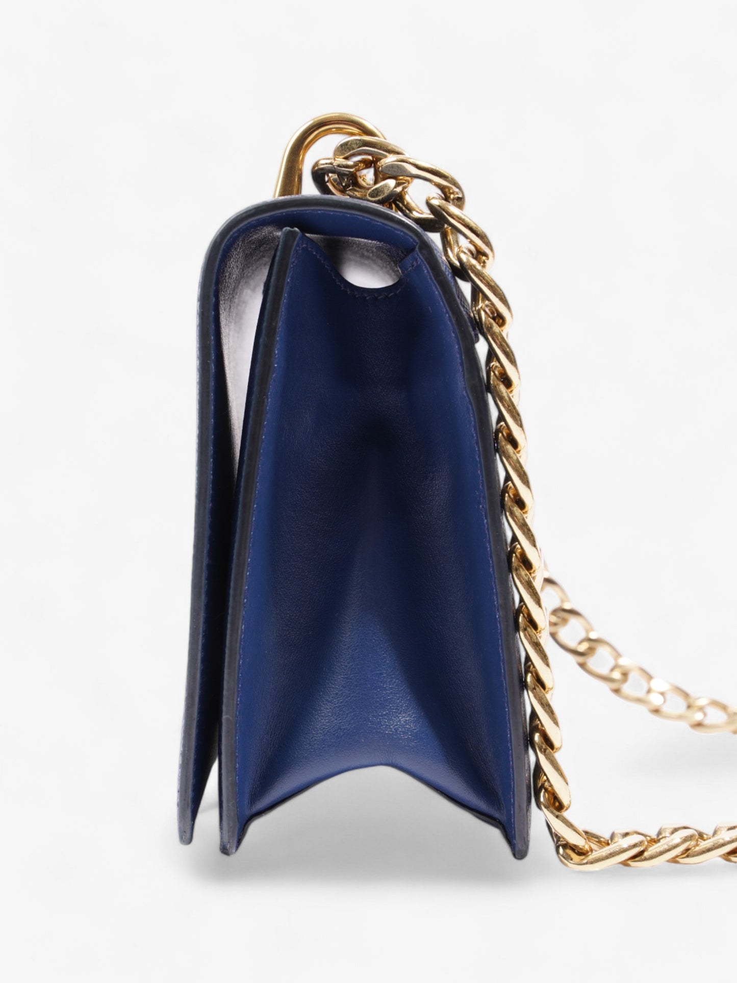 Prada Shoulder Bag Cobalt Leather Saffiano Blue