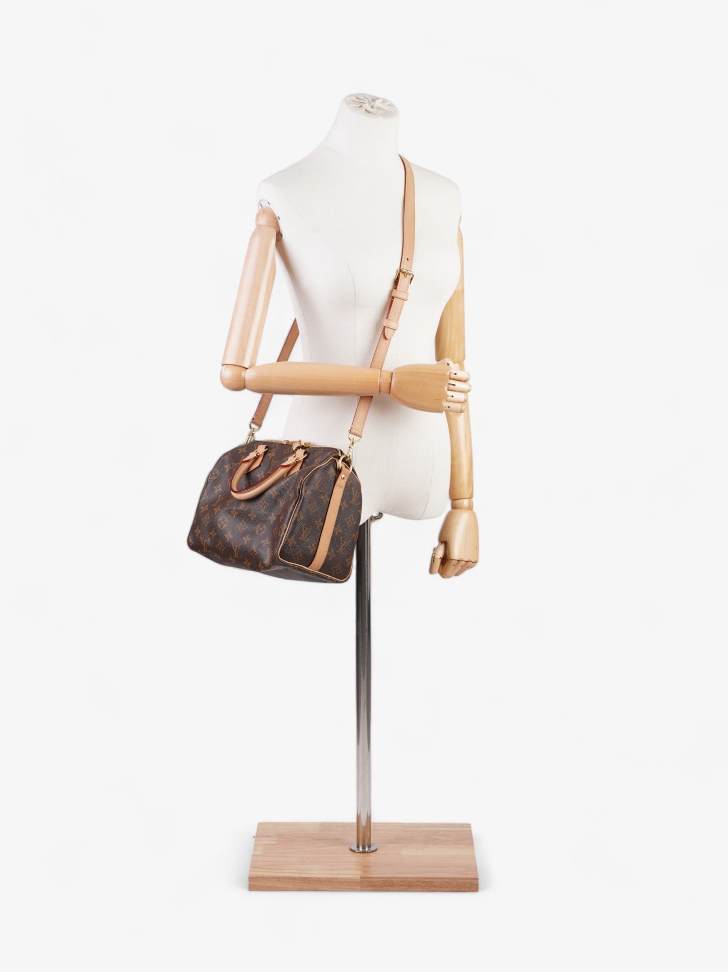 Louis Vuitton Speedy Bandoulière 25 Coated Monogram Canvas Coated Canvas Apparel