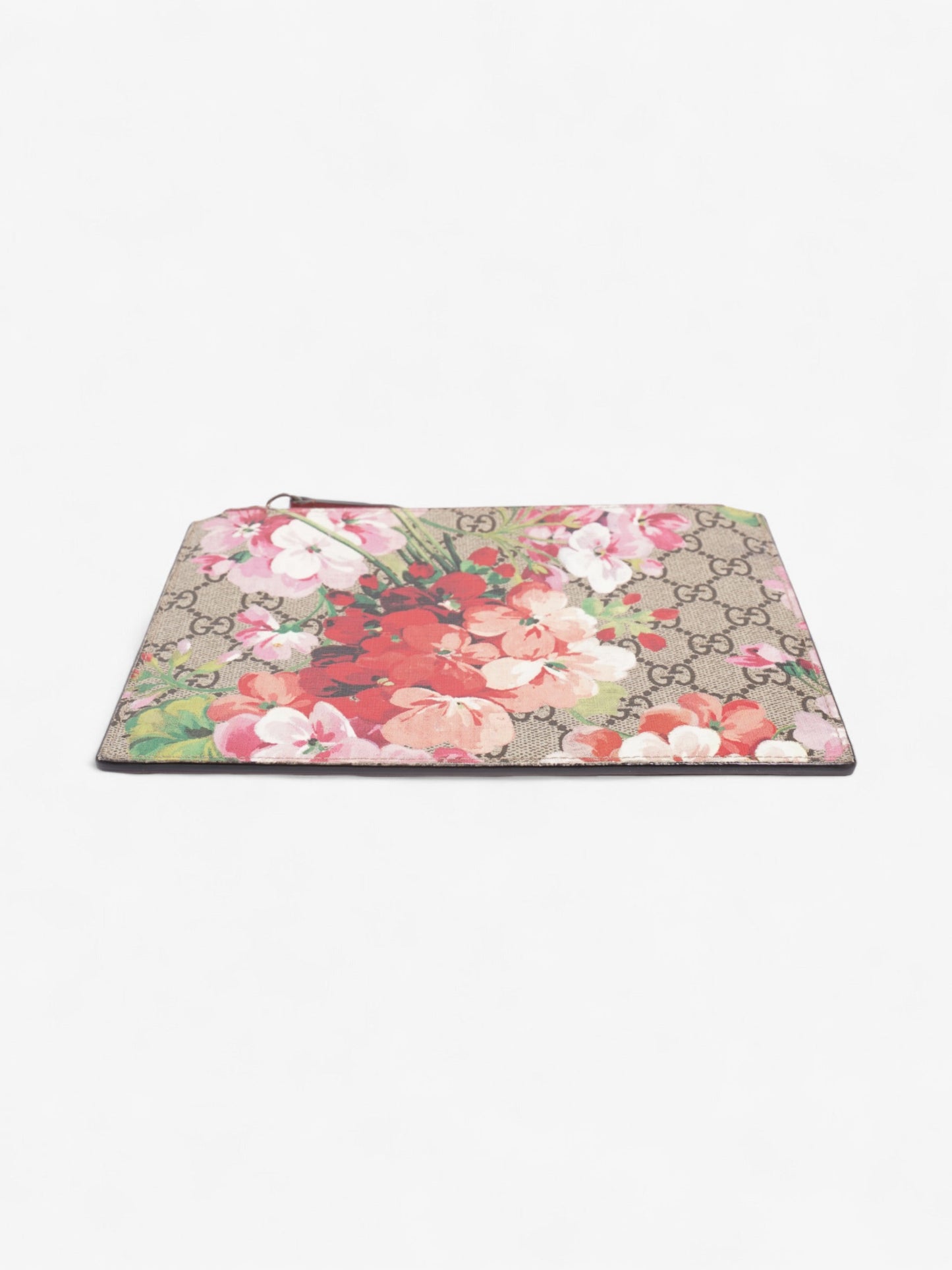 Gucci Blooms Zip Pouch Supreme Bloom Coated Clutch Canvas Clutch Bag