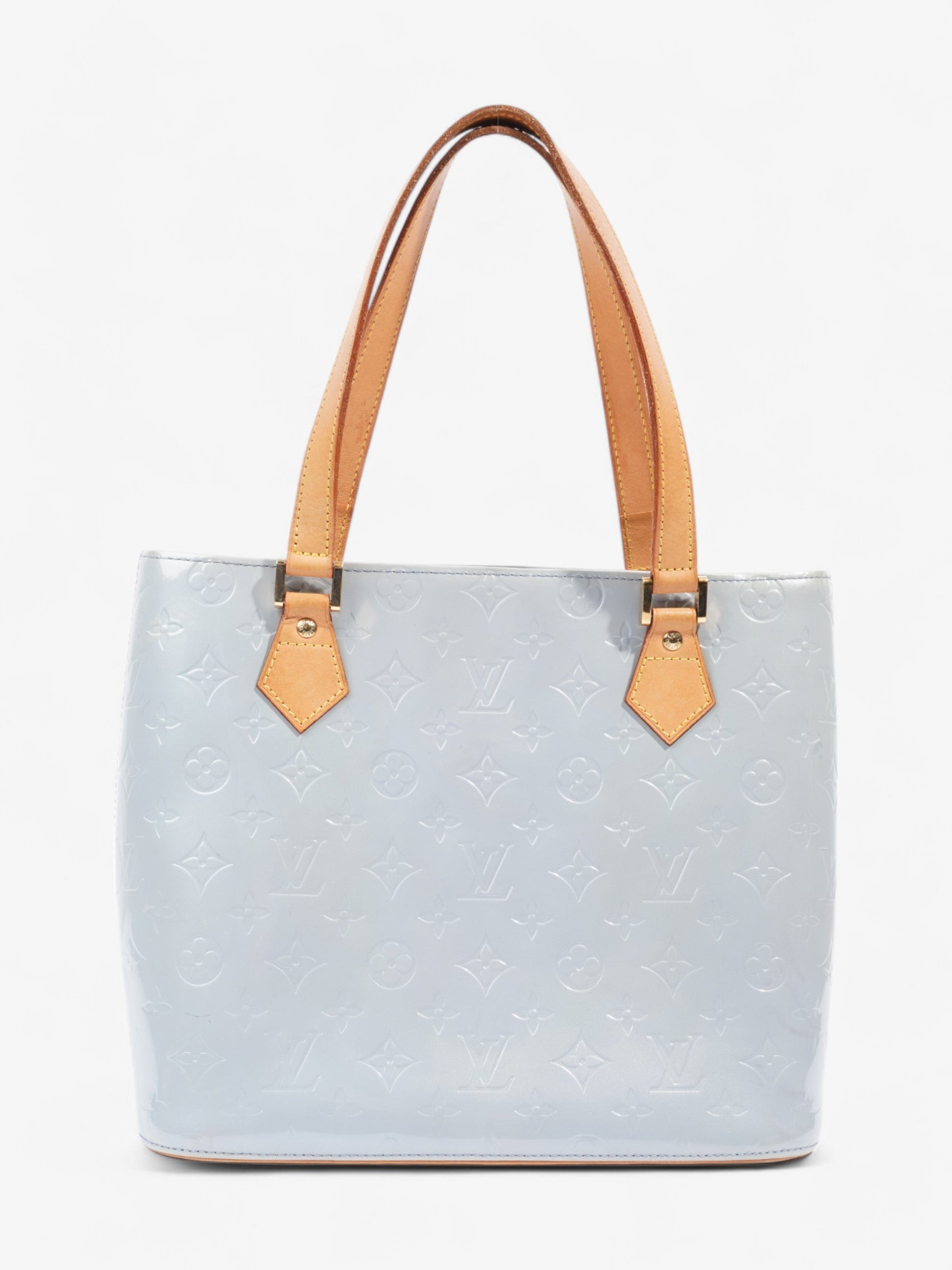 Louis Vuitton Houston Pale Monogram Vernis Leather Blue Handbag
