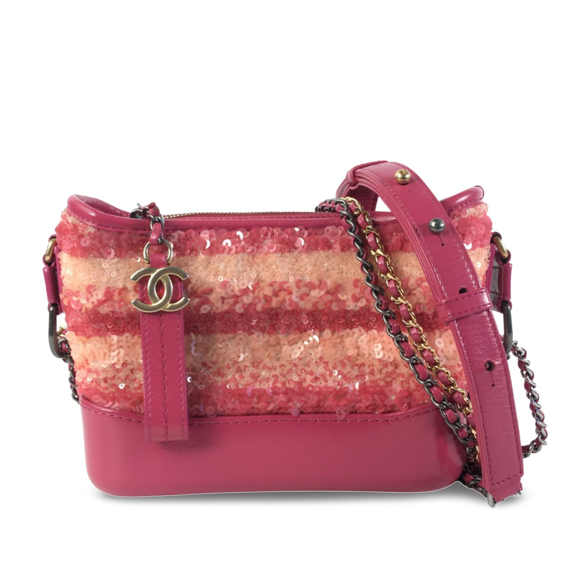 CHANEL Small Sequin Gabrielle Crossbody Crossbody Bag