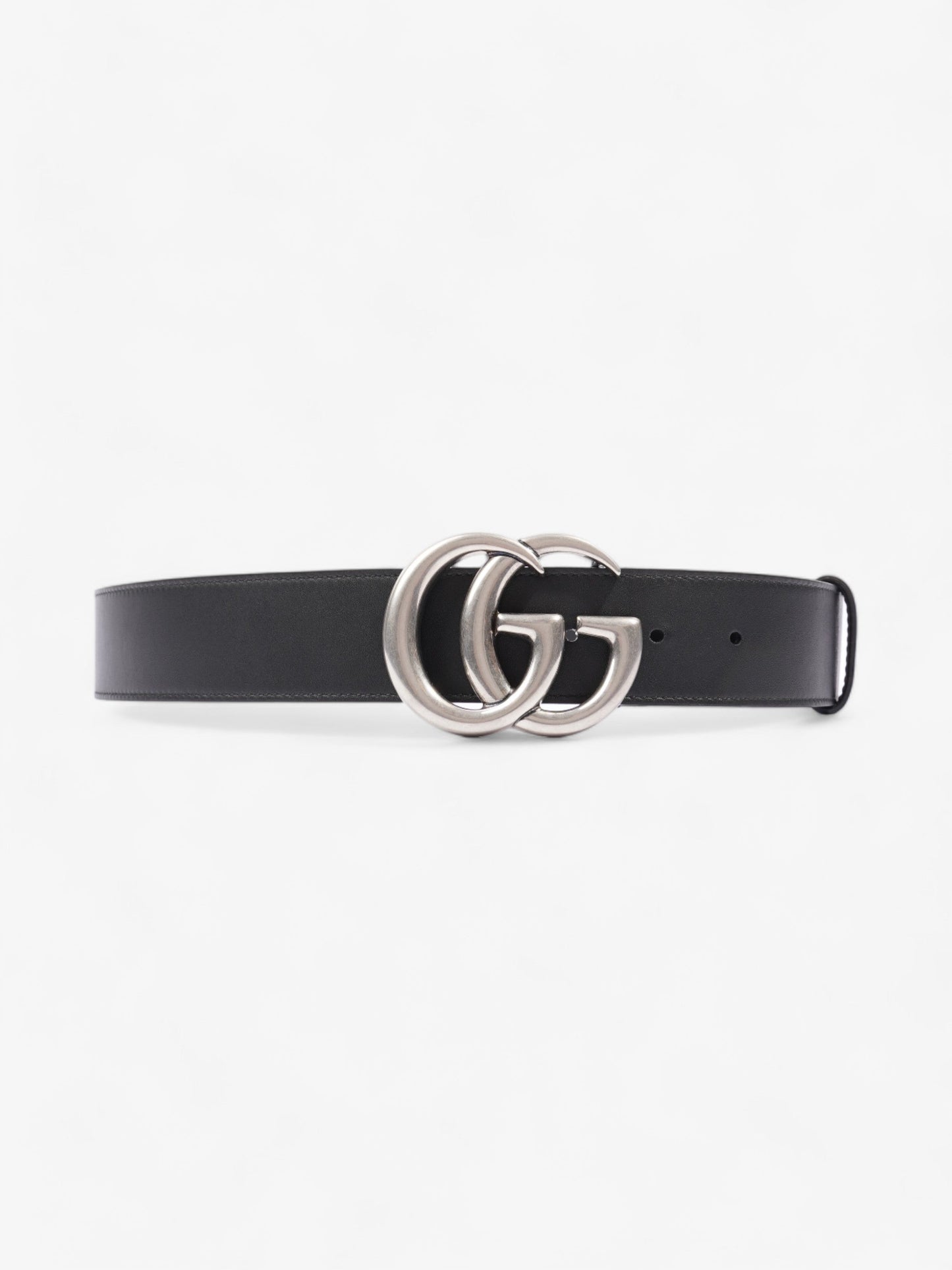 Gucci Marmont Wide Belt Handbag Leather Black Accessory