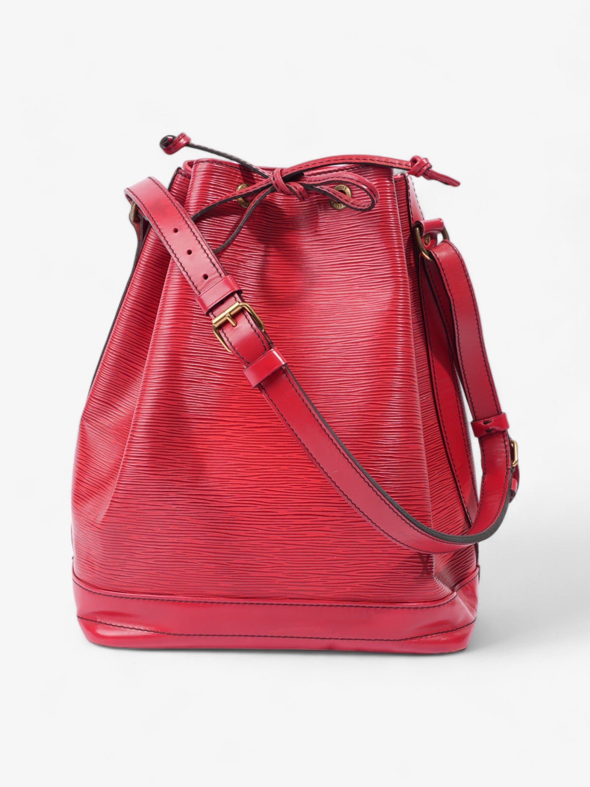 Louis Vuitton Neo Noe MM Epi Leather Red Handbag