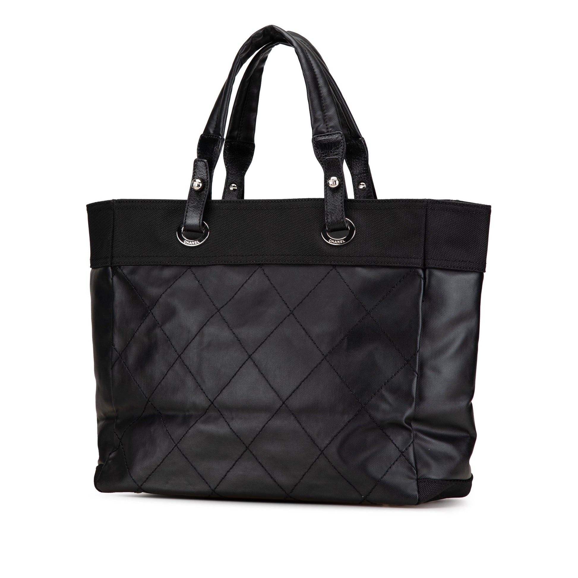 Black Chanel Large Paris Biarritz Tote