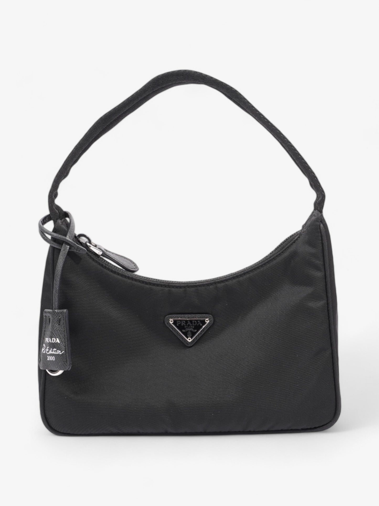 Prada Re Edition Shoulder Bag Nylon Black Black Nylon 1