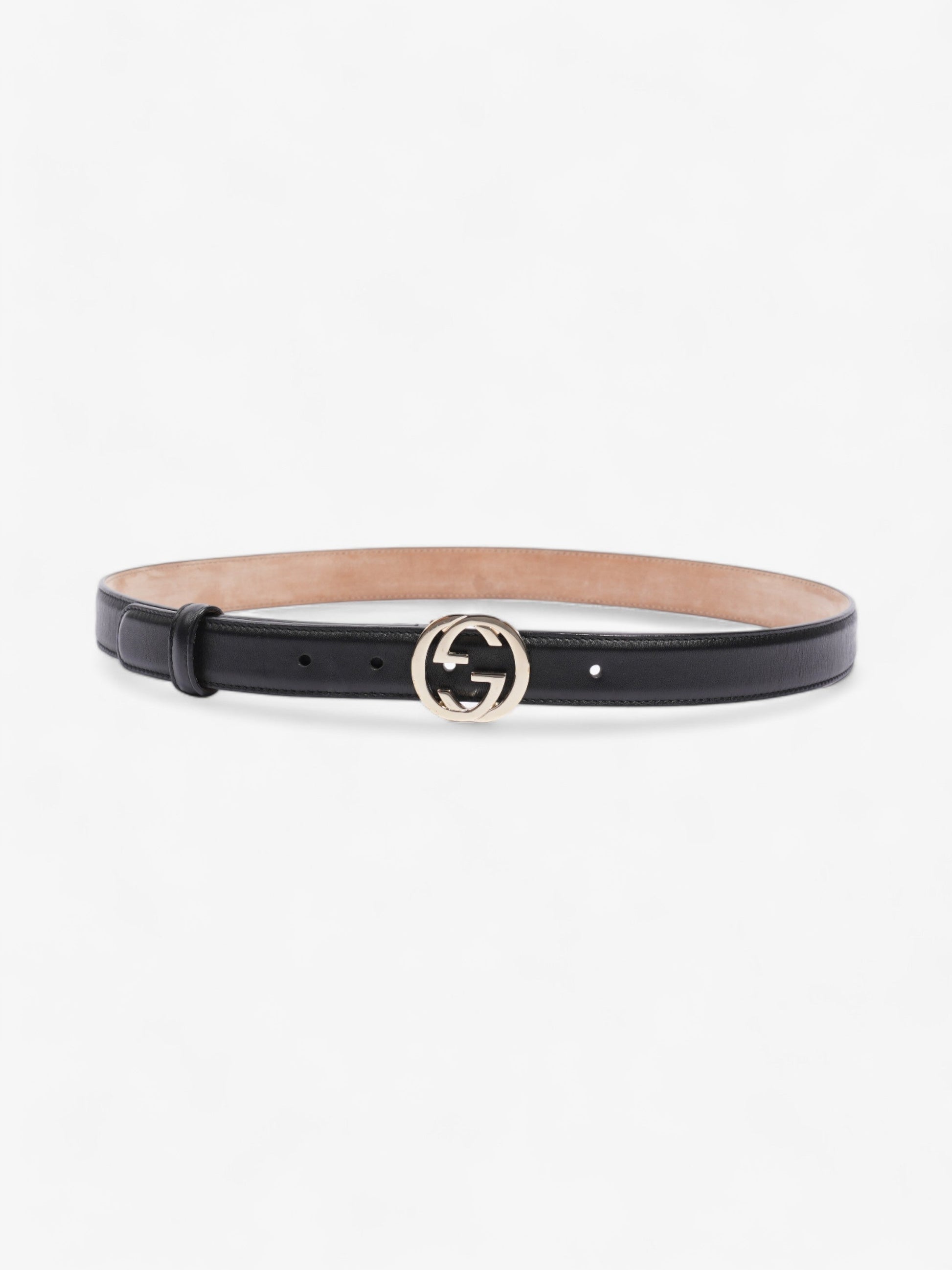 Gucci Blondie Belt Handbag Leather Black Accessory