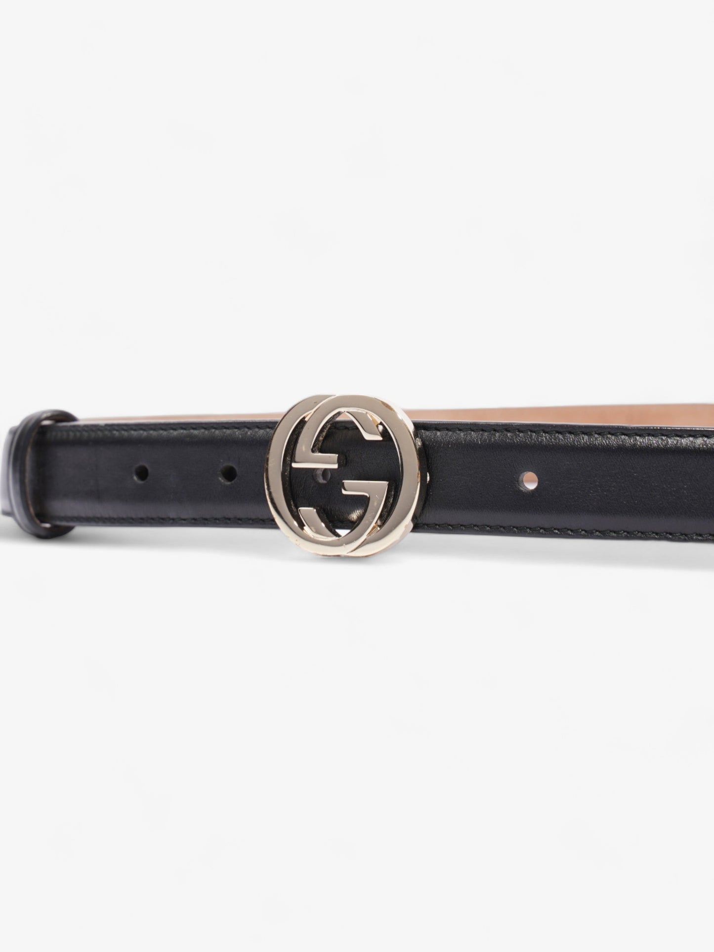 Gucci Blondie Belt Handbag Leather Black Accessory