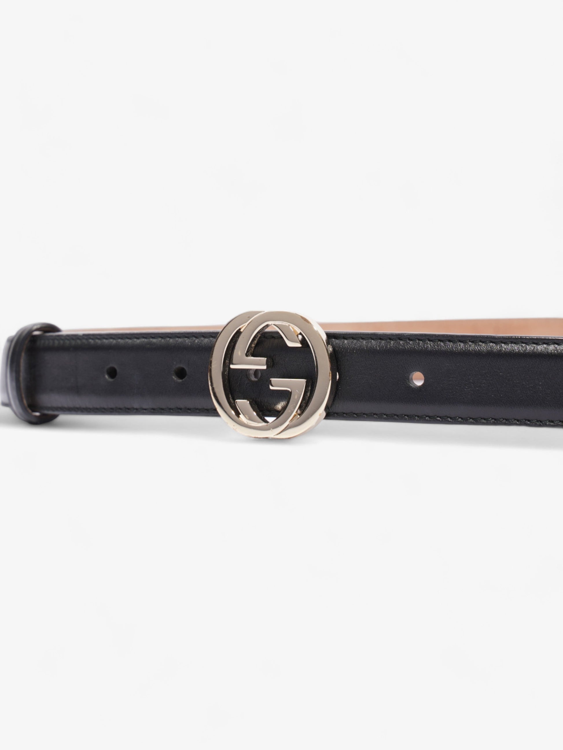 Gucci Blondie Belt Handbag Leather Black Accessory