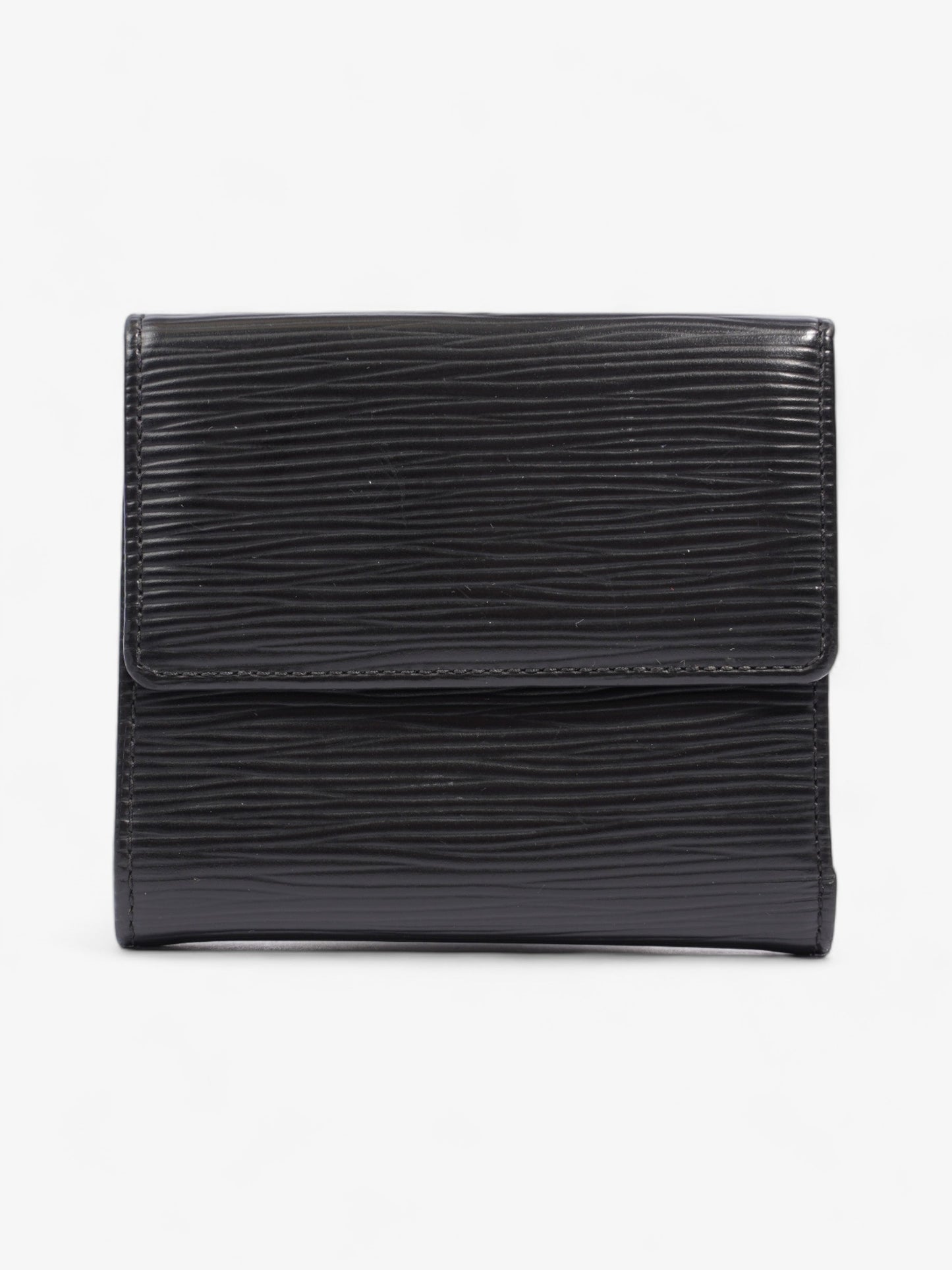Louis Vuitton Bifold Epi Leather Black Wallet Case Epi Leather