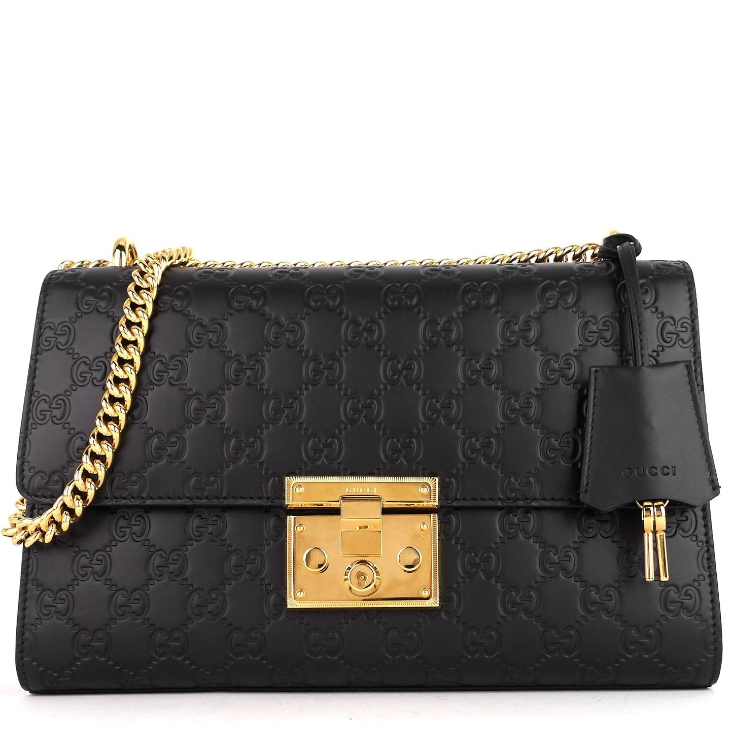 Gucci Padlock ssima Bag Leather Medium Shoulder Bag
