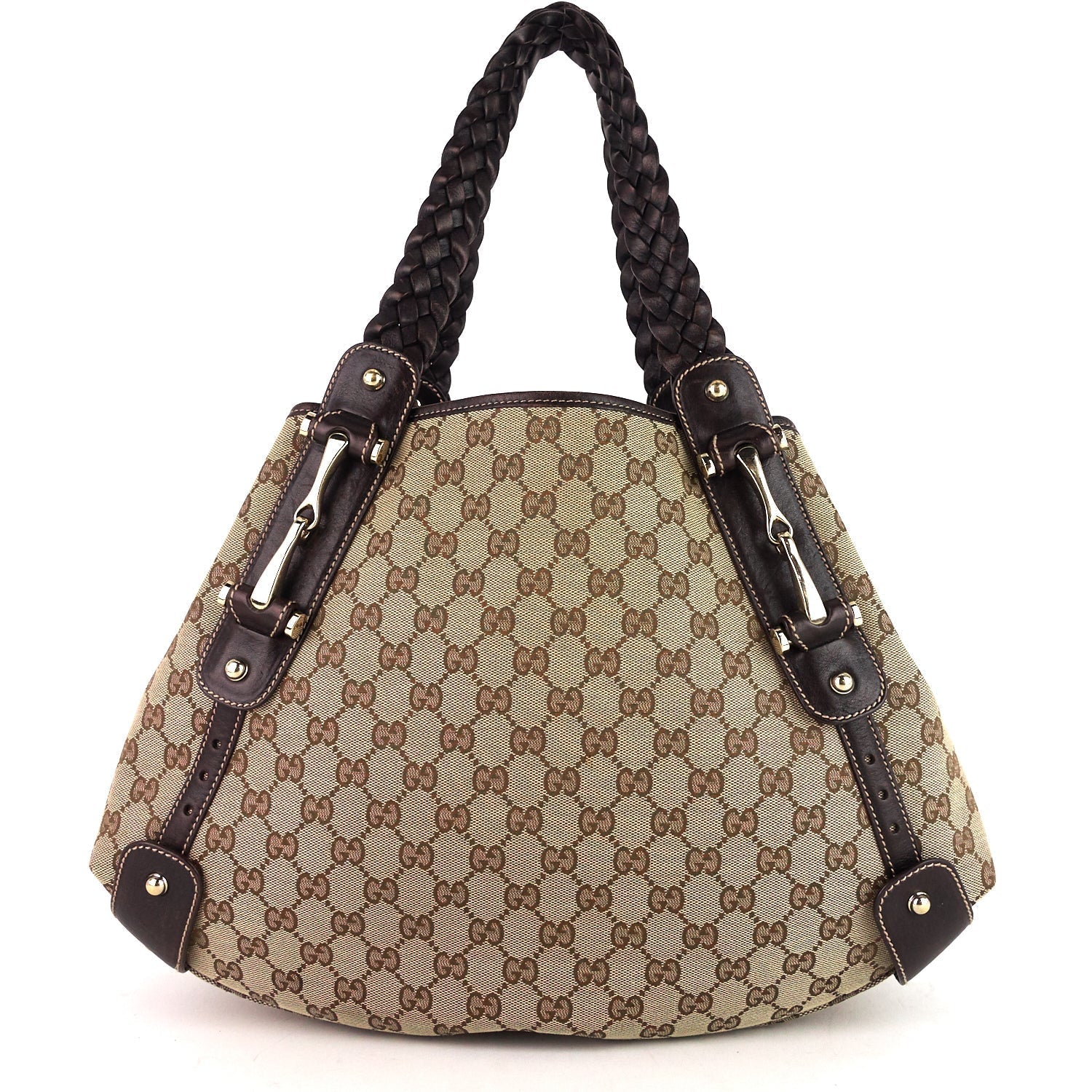Gucci Pelham Hobo Bag Canvas Medium Travel Bag