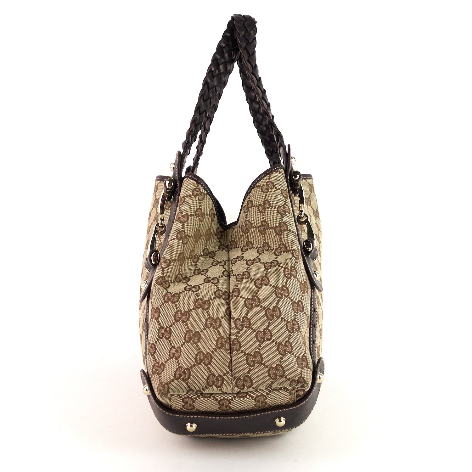 Gucci Pelham Hobo Bag Canvas Medium Travel Bag