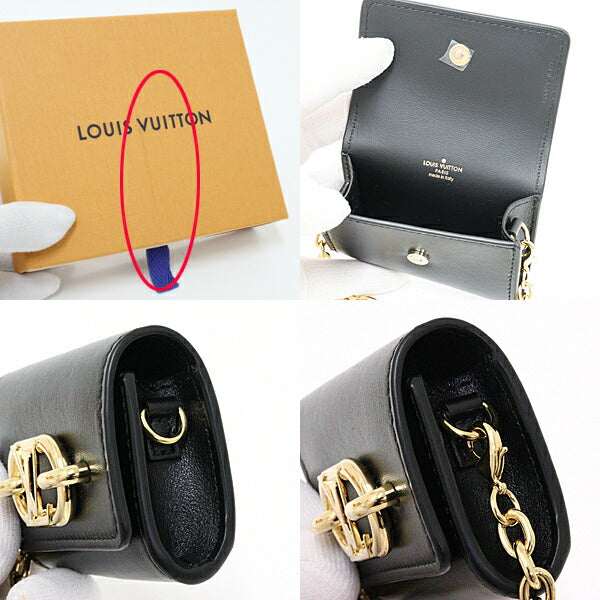 Louis Vuitton Other accessories M00829 Bijoux Sac Leather Black Handbag