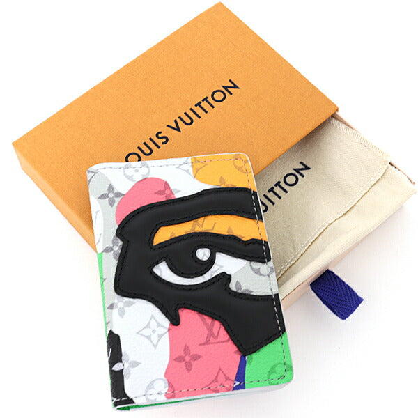 Louis Vuitton M82575 Portrait Organizer de Poche Monogram Canvas White Wallet Case