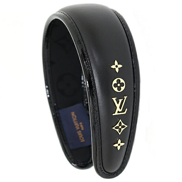 Louis Vuitton hair accessory M77396 Headband Cruiser Lambskin Black Handbag